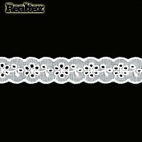 Шитье 25мм TBY 0162 х/б цв.01 белый 