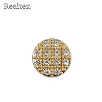 Пуговицы ME 681 28L (12шт) цв.Gold