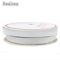 Липучка  Realtex 25мм цв.097 светло-серый