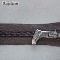 Молния Т.7 EMR обувная 35см декоративный бегунок цв.коричневый