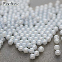 Бусины без отверстия Реалтекс 4мм 100гр цв.26А голубой