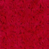 Мех "Peppy" PRC ворс 10мм 48*48см 374г/кв.м цв.04 красный