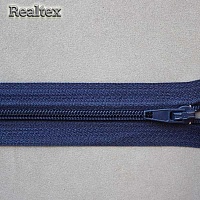 Молния витая х/б Т.3 G-003A 70см автомат цв.318 тёмно-синий