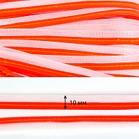 Кант светоотражающий TBY 6115 10мм R30 цв.оранжевый