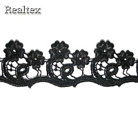 Кружево  60мм XYM-200 цв.черный