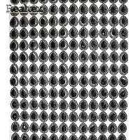 Термоаппликации-стразы №24 на листе 24*40см (192шт) цв.черный