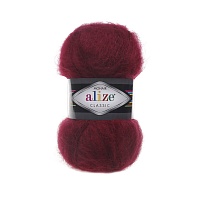 Пряжа Alize "Мохер Classic" (100гр) цв.057 бордовый