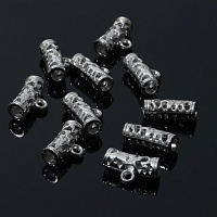 Держатель 9908542 для кулона (10шт) цв.серебро