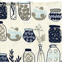 Ткань "Декор 7/40" 25086 "Баночки"