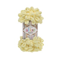 Пряжа Alize "Puffy" (100гр) цв.013 светло-желтый