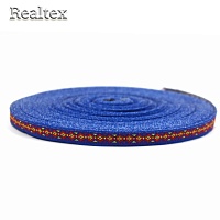 Тесьма жакардовая 10мм с3752г17 рис.9328 (25м) цв.электрик