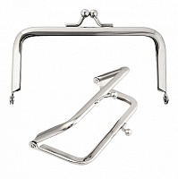 Фермуар для сумок 105мм "Прямоугольник" TBY.107947 цв.никель