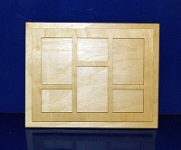 Заготовка для декорирования деревянная Фоторамка №3 большая 36*27см