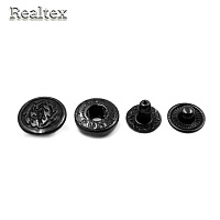 Кнопка "Alfa" 12,5мм №54 "Реалтекс" "Дубовый лист" (1000шт) цв.оксид