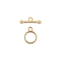 Застежка-тогл для бижутерии магнитная "Zlatka" FMK-Q03 (1шт) цв.02 золото 