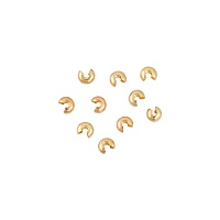 Кримп "Zlatka" FMK-X02 покрывной 5*3мм цв.02 золото