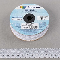 Шитье GYEM-2600 26мм "Gamma" (9м) цв.белый