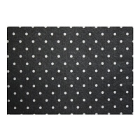 Фетр с рисунком 1мм "горох" цв.YF 659 черный