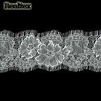 Кружево Realtex "реснички"  80мм 78684 (2шт*3м) цв.светло-молочный