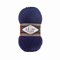 Пряжа Alize "Lana Gold Fine" (100гр) цв.058 темно-синий