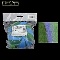 Шерсть для валяния MY-050 полутонкая (50гр) цв.6069 зелёный/св.голубой/з.яблоко