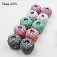 Нитки для вязания "Сверкающая снежинка" цв.ассорти №1