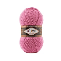 Пряжа Alize "Lana Gold Fine" (100гр) цв.178 темно-розовый