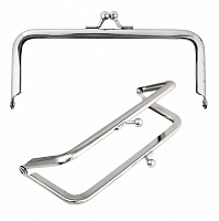 Фермуар для сумок 125мм "Прямоугольник" TBY.107951 цв.никель