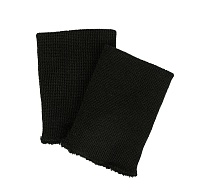 Манжет трикотажный "Gamma" 8*10см (2пары) цв.чёрный