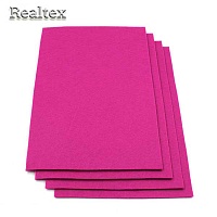 Фетр листовой мягкий FLT-S1 "IDEAL" цв.609 яр.розовый