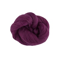 Шерсть для валяния TFS-050 полутонкая (50гр) цв.0262 фиолетовый