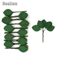  Реалтекс Лист велюровый на проволоке (20бук.*10лист.) цв.зеленый
