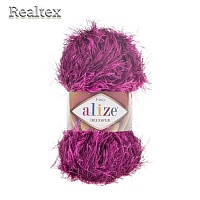 Пряжа Alize "Decofur" (100гр) цв.1363 малиновый