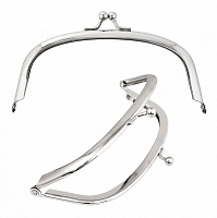 Фермуар для сумок 125мм "Дуга" TBY.107949 цв.никель