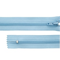 Молния витая G004A Т.4 20см неразъемная замок автомат цв.178 голубой