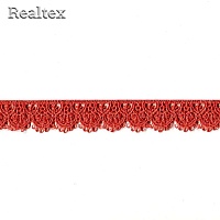 Кружево  гипюр  Realtex  18мм LF-190/CS091 цв.383 терракотовый