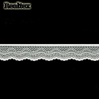 Кружево стрейч Реалтекс  28мм HD 1083 (20м) цв.светло-молочный
