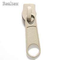 Бегунок Т.5 без фиксатора для метражной витой молнии цв.307F натуральный