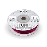 Лента капроновая  3мм OR-25 "Blitz" цв.041 т.бордовый