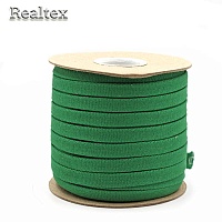 Шнур плоский 06с2341 14мм цв.009 зеленый