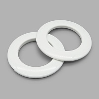 Люверсы для штор 35мм цв.16 белый глянец