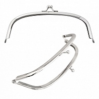 Фермуар для сумок 160мм "Дуга" TBY.107953 цв.никель