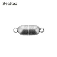 Застежка для бижутерии магнитная "Zlatka" FMK-M02 (5шт) цв.03 античное серебро