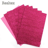 Фетр глиттерный RS 1мм (10шт) цв.08 малиновый