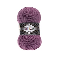 Пряжа Alize "Super Lana Midi" (100гр) цв.028 ярко-сухая роза