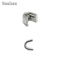 Ограничитель Realtex верхний для молний металл. Т.5 (200шт) цв.никель 