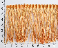 Бахрома  63мм 0390-0310 цв.056 апельсин