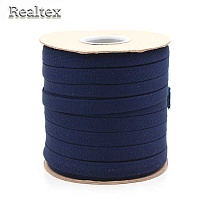 Шнур плоский 06с2341 14мм цв.030 темно-синий