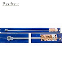 Крючки для тунисского вязания SH1 5,5мм  36см металл "Гамма" (5шт)