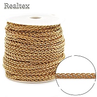 Цепочка декоративная RS 5мм (20м) цв.золото 